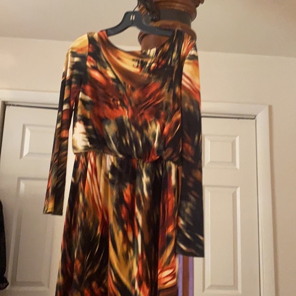 Brown multi colors browns design - Picture 2 of 4